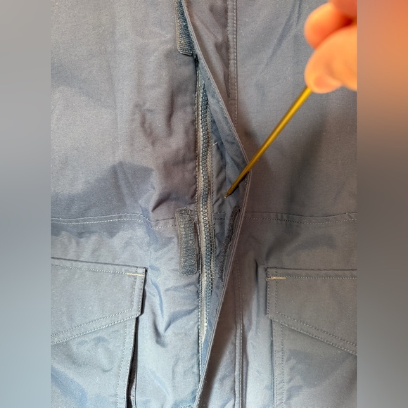 Eddie Bauer Men’s Navy Premium DOWN Hooded Weatheredge Parka NWOT-Large - Picture 4 of 14